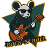 Mouse with Guitar Cool Cartoon