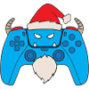 Yeti Videospiel-Controller Weihnachts-Gamer Yeti