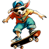 Australian Shepherd Skateboard - Hund