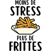 Fries in a Golden Cartoon Bowl