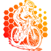 Motif classique du vélo de route