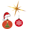 Poinsettia et bal de Noël