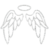 Ailes d’ange scintillantes avec Halo