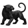Geometrischer Schwarzpanther