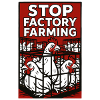 Stop Factory Farming Poster