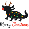 Axolotl Christmas Winter Animals Axolotls