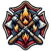 Fire Brigade Logo US Style