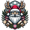 Santa xmas Logo