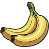 Glowing Bananas Cartoon