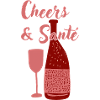 Cheers & Santé – Wine Art Design