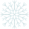 Icy Geometric Snowflake