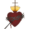 Sacré-Cœur avec Couronne d’Épines
