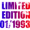 33rd Birthday Limited Edition 01/1993
