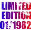 44th Birthday Limited Edition 01/1982