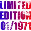 55th Birthday Limited Edition 01/1971