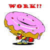 Ant Donut Worker Cartoon