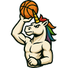 Dunking Unicorn Hoops