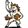 Basketball-Einhorn-Krieger