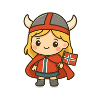 Cute_Norwegian_Viking_Girl_Kawaii_Cartoon_