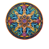Mandala Feuerstern