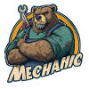 Mechanic Bear Strong Workshop Motif