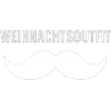 Christmas outfit with mustache