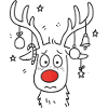Red-nosed Reindeer Rudolf Christmas