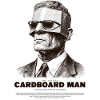 Cardboard Man Portrait