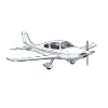 Erster Solo-Flug Humor-Pilotenstudent