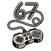 Retro Neon Controller Art 67