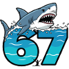 Shark Over 67 Wave Burst