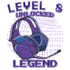 Level 8 Up Legend Headphones