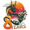Drachen-Ninja Jubiläum 8 Jahre