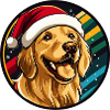 Christmas Retriever Circle