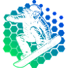 Fresh snowboard motif for snowboard