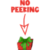 Don't cheat! Naughty Christmas present! Not