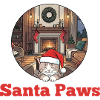 Christmas Cat - Santa Paws