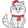 Chat de Noël