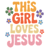 Dieses Mädchen liebt Jesus