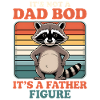 Raccoon Father Figure Retro Tee