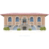 Los Angeles, Hand Drawing Cahuenga Library,