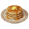 Embroidered pancakes – cozy fooddesign
