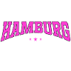 Hamburg Germany Pink College Style Design