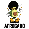 AFROCADO – Funky Avocado with Afro & Style