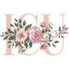 Rose Petal Frame Love