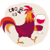 Coq au vin Coq avec vin