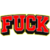 F-Wort-Sportstil-Logo