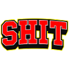 Bold Sports Shit Text Logo