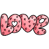 LOVE lettering – heart & love design