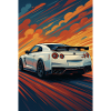 Sunset GT-R Sprint Artwork